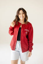 Crimson Indiana Collegiate Fleece Cardigan