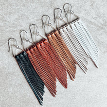 Terracotta Fringed in Faith Libby Fringe Earring