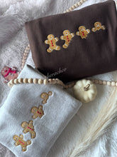 Dark Brown Embroidered Gingerbread Sweatshirt