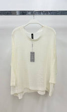 Ivory Lightweight Open Knit Venti Sweater