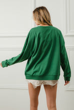 Green Red Plaid Holly Jolly Bibi Sweatshirt 12/2/24 9361