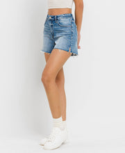 Inner Circle High Rise Waist Clean Cut A Line Vervet Shorts