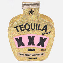 Black We Love Tequila Clutch