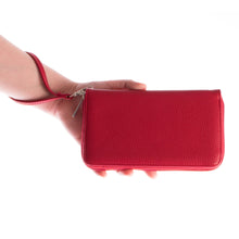 Dark Red NCAA Indiana Hoosiers Pebble Organizer Zip Wallet