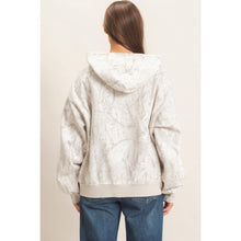 Grey Tree Camouflage Zip-Up Hoodie