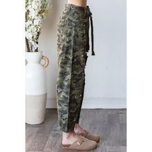 Olive Combo Washed Distressed Camo Oli+Hali Pants