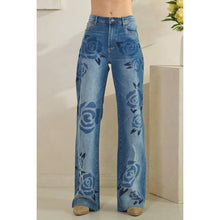 Medium Denim Washed Rose Oli+Hali Jeans