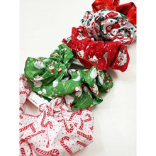 Christmas Cute Designs Mixed Scrunchie: MIX COLOR / ONE(12)