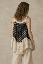 Black Polka Dot  Layered Mello Tunic