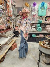 Hand Patched Princess Rare Bird Top
