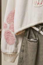 Pastel Purple Flower Petal Hooded Sweater