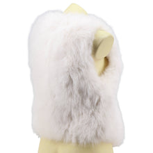 LED faux fur vest