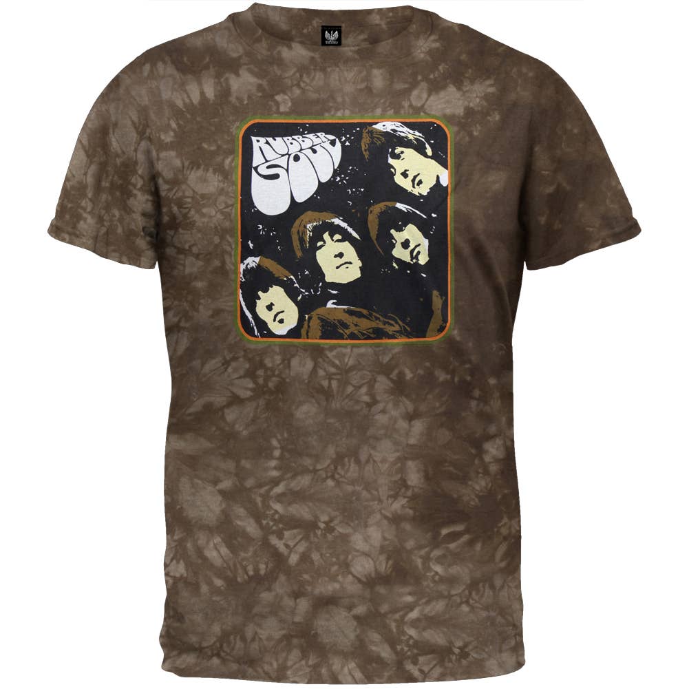 Beatles - Rubber Soul Cover Tie Dye T Shirt
