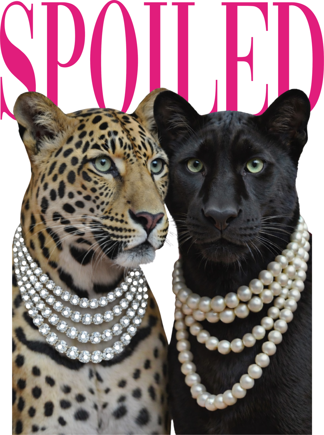 Spoiled Double Leopard Graphic Tee