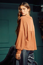 Brown Soft Solid Rib Knit Cropped Bucketlist Shacket: