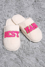 Sequined Best Mama Winter Sleepers: Pink