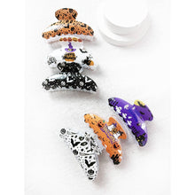 Halloween Oval Shape Hair Claw Clips: MIX COLOR / ONE(12)