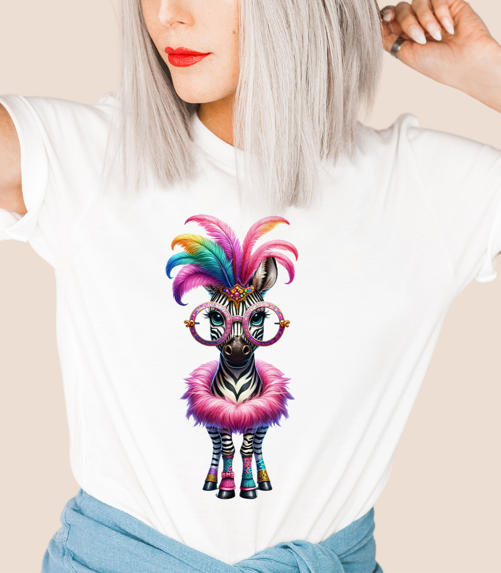 Natural Fashion Zebra Tee