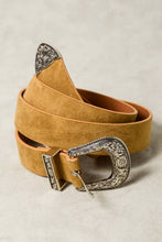 Beige Western Buckle Belt