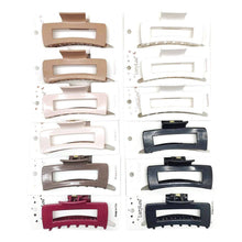 Rectangle Cutout Hair Claw Clip Minimal Open Shape Claw Clip Modern Hair Accessories