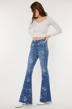 Medium High Rise Floral Flare Kancan Jeans