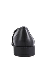 Black Sheboss Buckle Detail Loafers