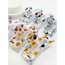 Printed Halloween Theme Hair Claw Clip: MIX COLOR / ONE(12)