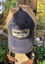 Beautiful Crazy Distressed Trucker Hat Baseball Cap