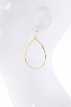 Hammered Teardrop Earrings: RH-SILVER / 2 / OS