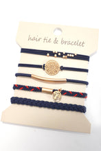 Off White Boho Bracelet Hair Ties