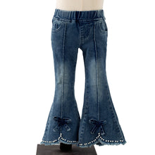 Kids Pearl Denim Flare Jeans