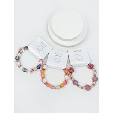 Soft Pink Shades of Mix Bead Stretch Bracelets: MIX COLOR / ONE(12)