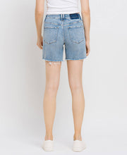 Done Deal High Rise Midi Vervet Shorts