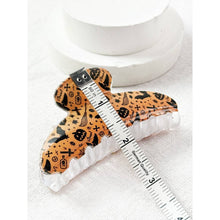 Halloween Oval Shape Hair Claw Clips: MIX COLOR / ONE(12)
