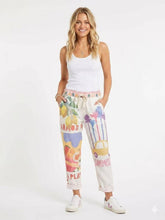 Yellow Printed Pants