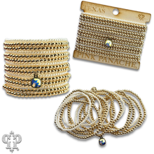 Silver Pearl bead bracelet with Austrian crystal