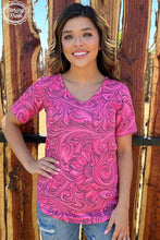 Pink Backroads Barbee Top