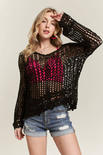 Black Everyday Crochet Top