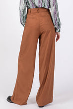High Waist Belted Sage + Fig Pants: Camel