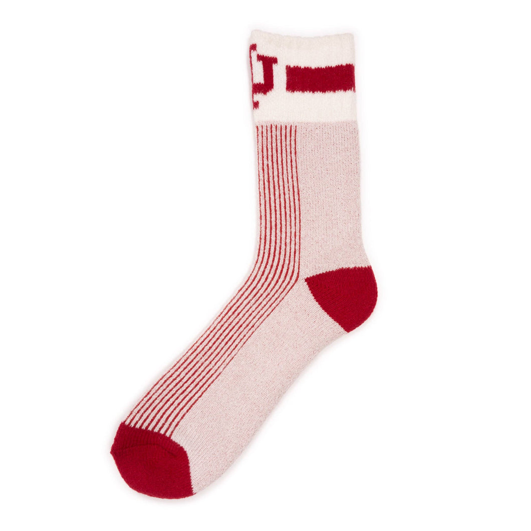 MUK LUKS Indiana Hoosiers GameDay Unisex Lounge Sock