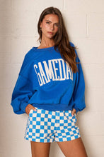 Cobalt Blue Heather Gameday Sweatshirt