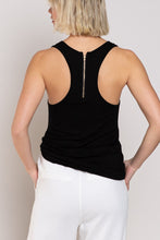 Black Back Zipper POL Tank Top 3/6/24 8133