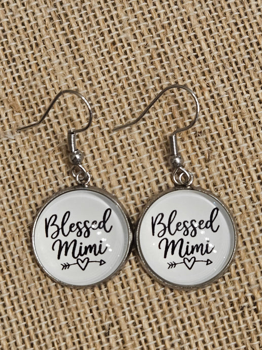 Blessed Mimi Earrings - Handmade, Stainless Steel, Thinking of You Gift