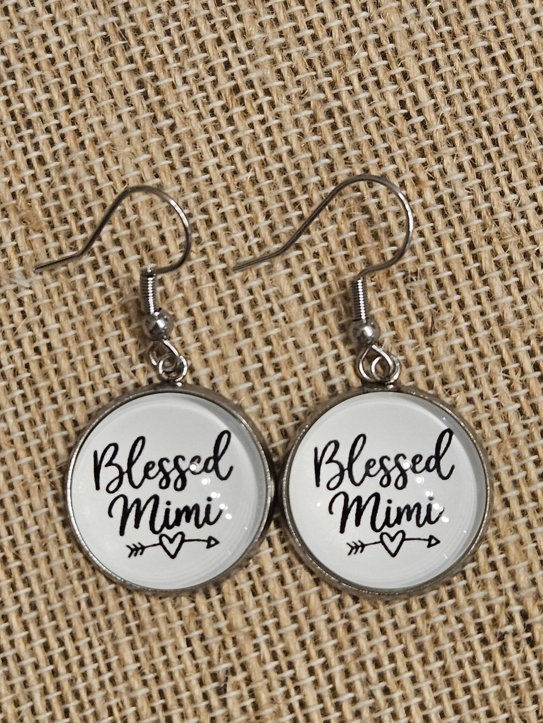 Blessed Mimi Earrings - Handmade, Stainless Steel, Thinking of You Gift