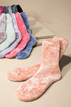 Charcoal Luxury Chenille Socks