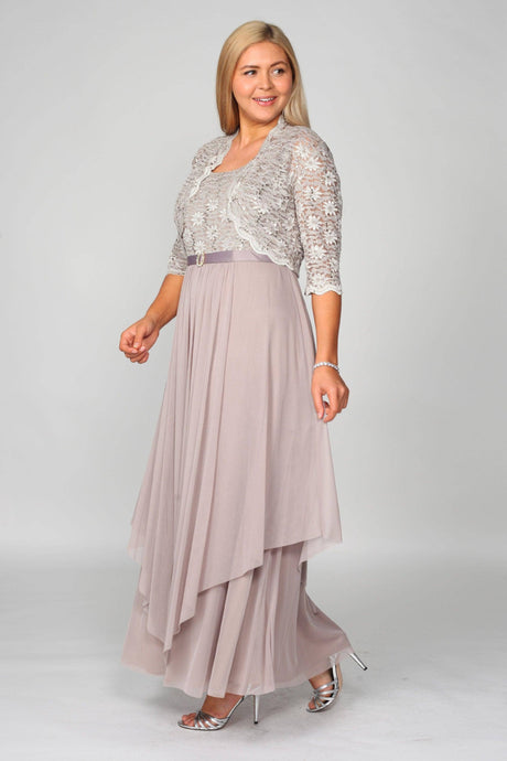 Champage Long Mother Of Bride Formal Dress