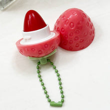 Red Strawberry Lip Gloss with Key Ring