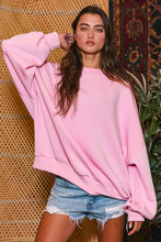Ash Grey Oversized Solid Super Soft Scuba Sweatshirt BucketList