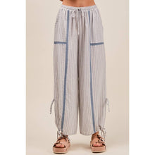 Vintage Charcaol Lightweight Multi Stripe Joggers