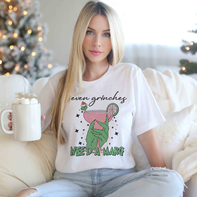 Heather Ice Grey Even G's Need a Marg T-Shirt